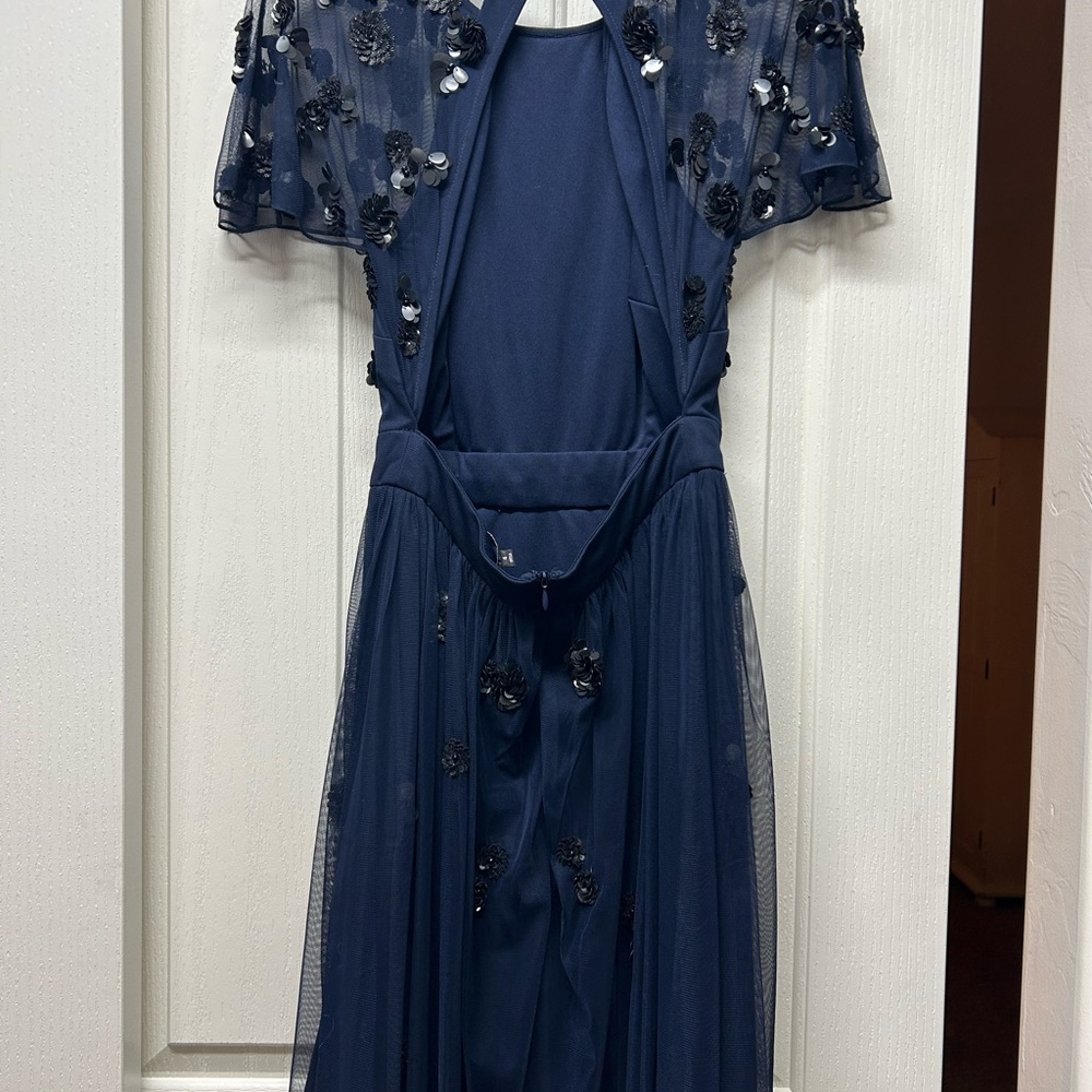 Gianni Bini Navy Sequin Dress - Picture 4 of 5